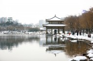 陕西西安雪景图片大全