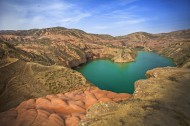 陕西靖边波浪谷风景图片大全