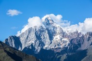 四川稻城亚丁高山风景图片