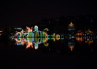 陕西西安大唐芙蓉园美丽夜景图片