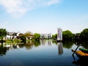 上海淀山湖水墨风景图片大全