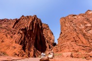 新疆天山大峡谷风景图片