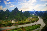 广西桂林漓江风景图片