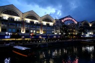 新加坡城市夜景图片