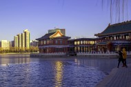 北京龙潭湖公园风景图片
