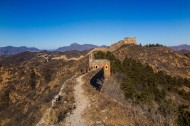 河北金山岭长城砖垛关风景图片