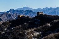 河北金山岭长城砖垛关风景图片