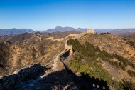 河北金山岭长城砖垛关风景图片