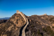 河北金山岭长城砖垛关风景图片