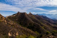 金山岭长城秋色风景图片
