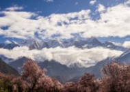 西藏南迦巴瓦峰风景图片