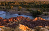 新疆五彩滩风景图片大全