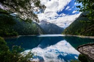 夏日九寨沟风景图片