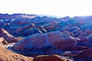 甘肃张掖丹霞地貌图片大全