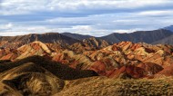 甘肃张掖丹霞地貌风景图片