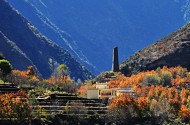 醉美川西秋色风景图片