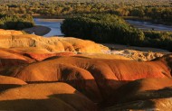 新疆五彩滩风景图片