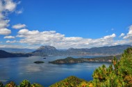 四川泸沽湖风景图片