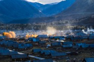 新疆禾木村风景图片