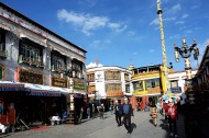 西藏拉萨八廓街人文风景图片