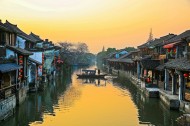 浙江西塘古镇风景图片
