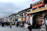 西藏拉萨八廓街人文风景图片大全