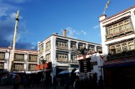 西藏拉萨八廓街人文风景图片大全