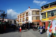 西藏拉萨八廓街人文风景图片大全