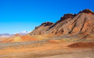 甘肃张掖丹霞地貌风景图片