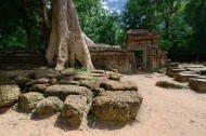 柬埔寨塔布隆寺风景图片