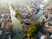 浙江西塘古镇风景图片