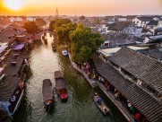 浙江西塘古镇风景图片