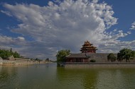 北京紫禁城角楼风景图片大全
