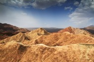 甘肃张掖丹霞地貌风景图片