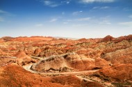 甘肃张掖丹霞地貌风景图片