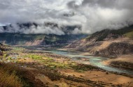 西藏雅鲁藏布大峡谷风景图片大全