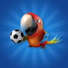 可爱的3D鹦鹉图片