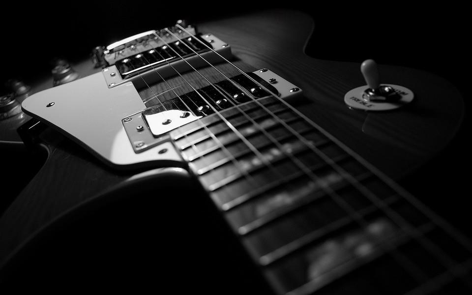 帅气的吉他静物摄影图片