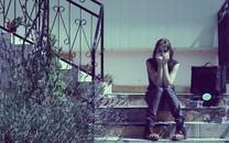 美女图片库 孤独女孩图片