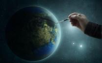 创意星球美景设计高清图片