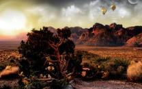 创意星球美景设计高清图片