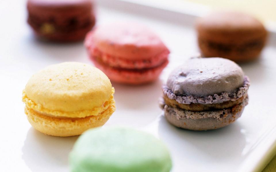 马卡龙蛋糕唯美图片