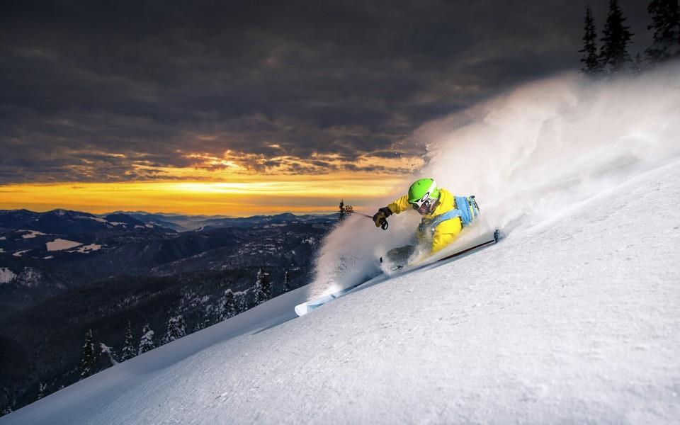 雪山滑雪图片 滑雪图片分享