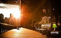 滑板运动特写电脑高清图片