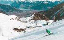 滑雪运动电脑高清图片