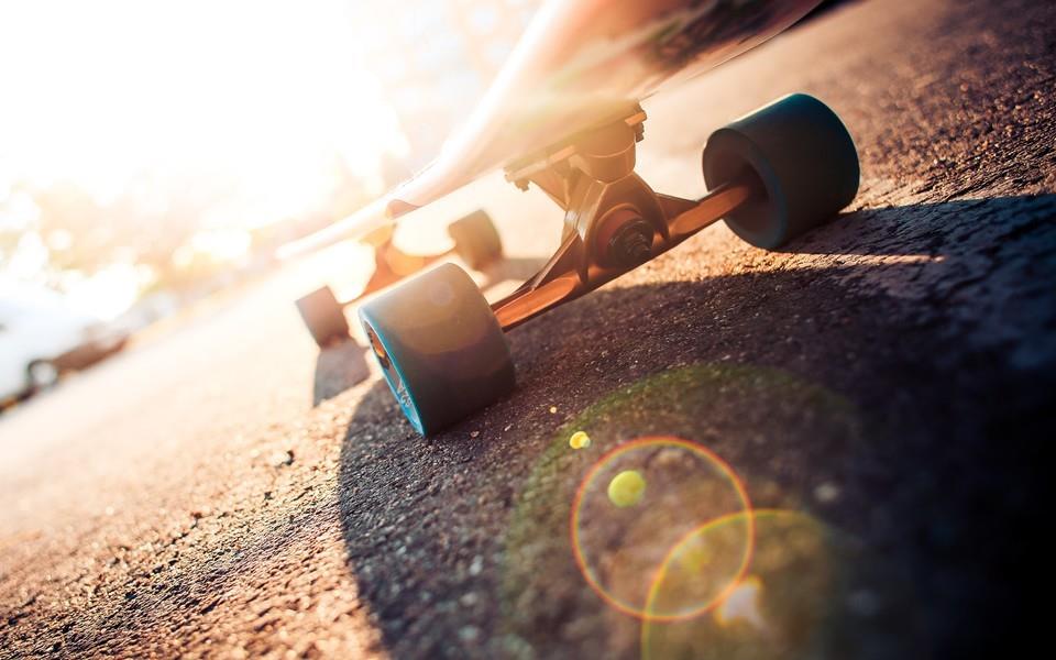 唯美滑板运动高清图片