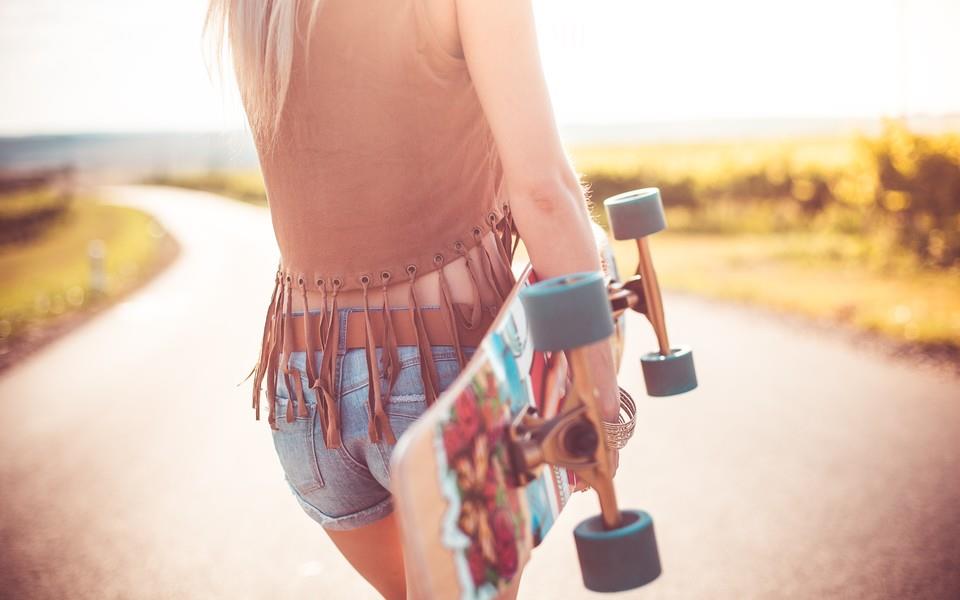 唯美滑板运动高清图片