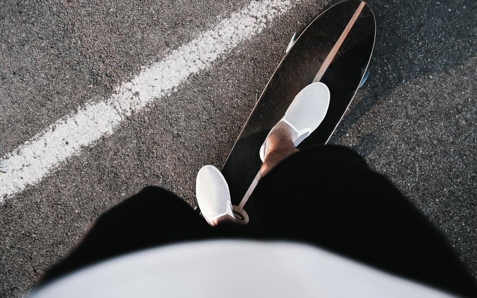 唯美滑板运动高清图片