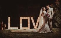 唯美幸福甜美婚纱照图片