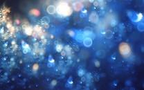 朦胧灯光闪烁背景图片